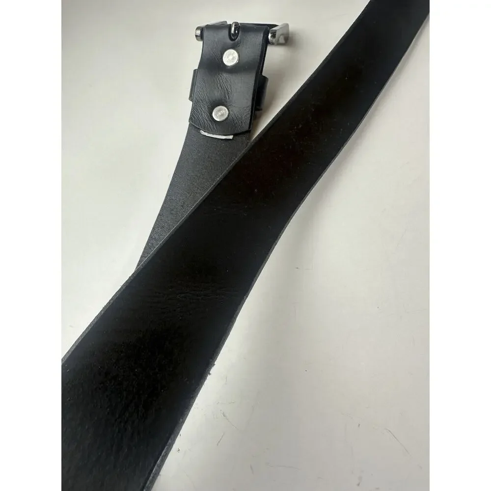Levi's 100% Genuine Leather Belt in Smooth Leather Black 17LV0204 Men's Size 44